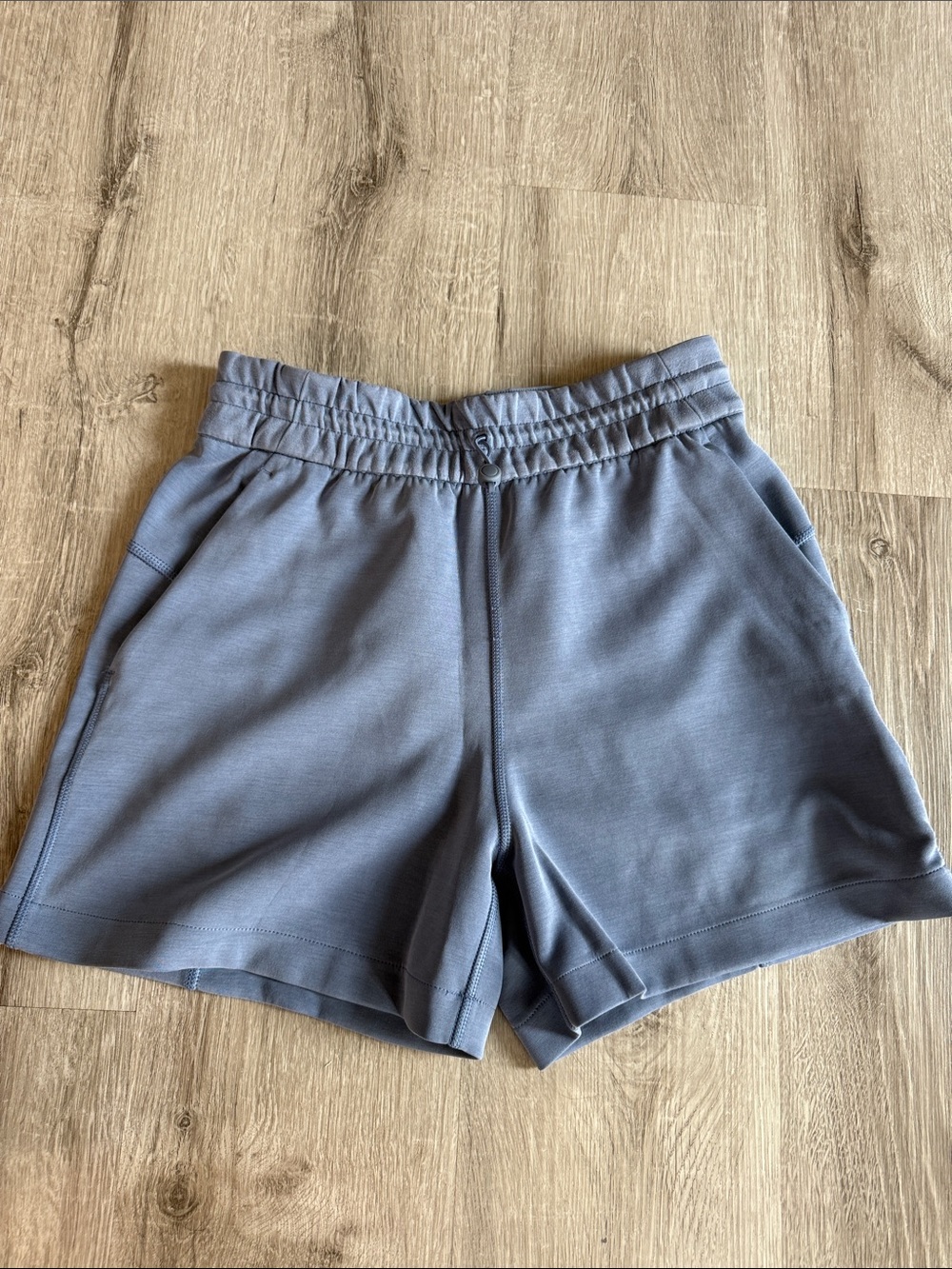 Lululemon Women's Casual Drawstring Lounge Shorts - Slate Blue
